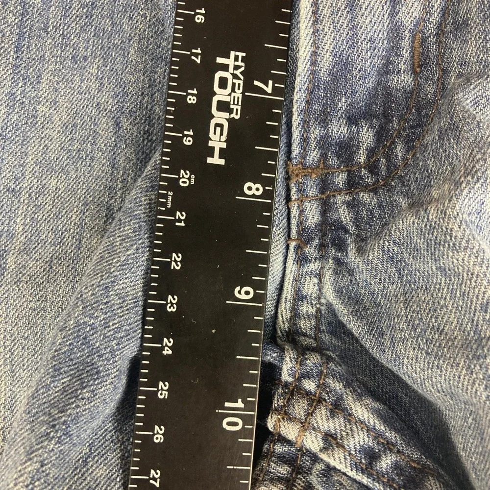 Perry‎ Ellis Jeans Mens Straight Leg Denim Medium Wash 100% Cotton 36x30